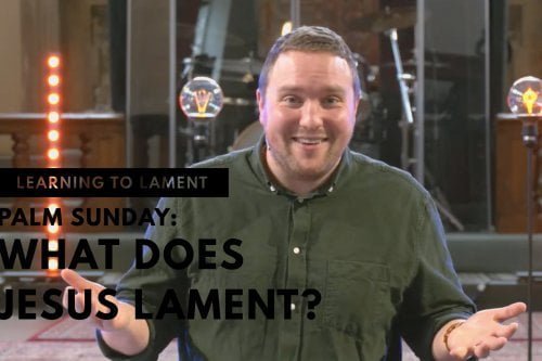 What does Jesus lament?